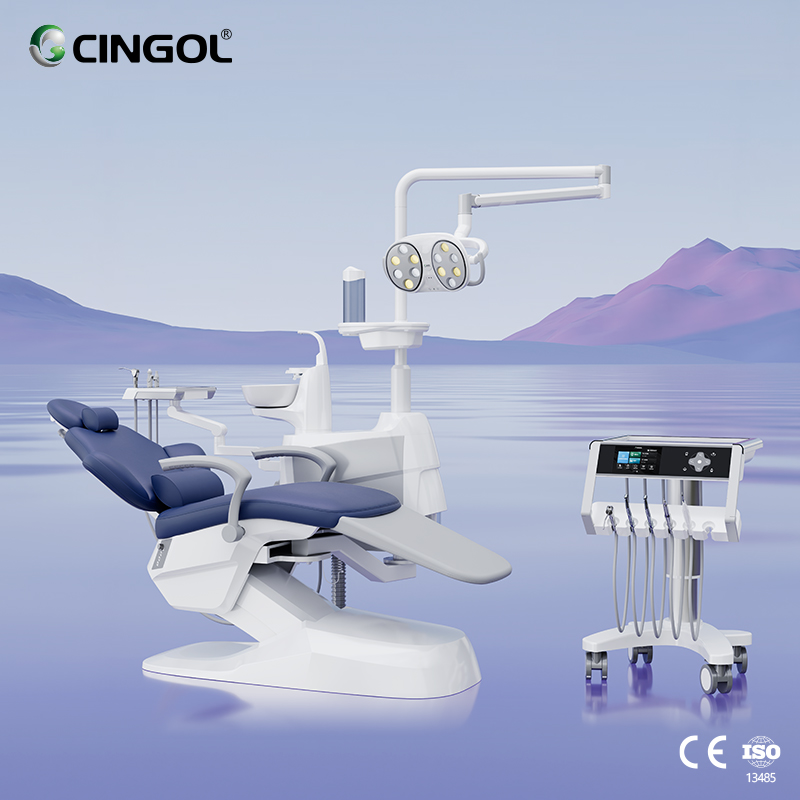 Nueva unidad dental de alta gama con carro de desinfección X5 de Cingol Medica
